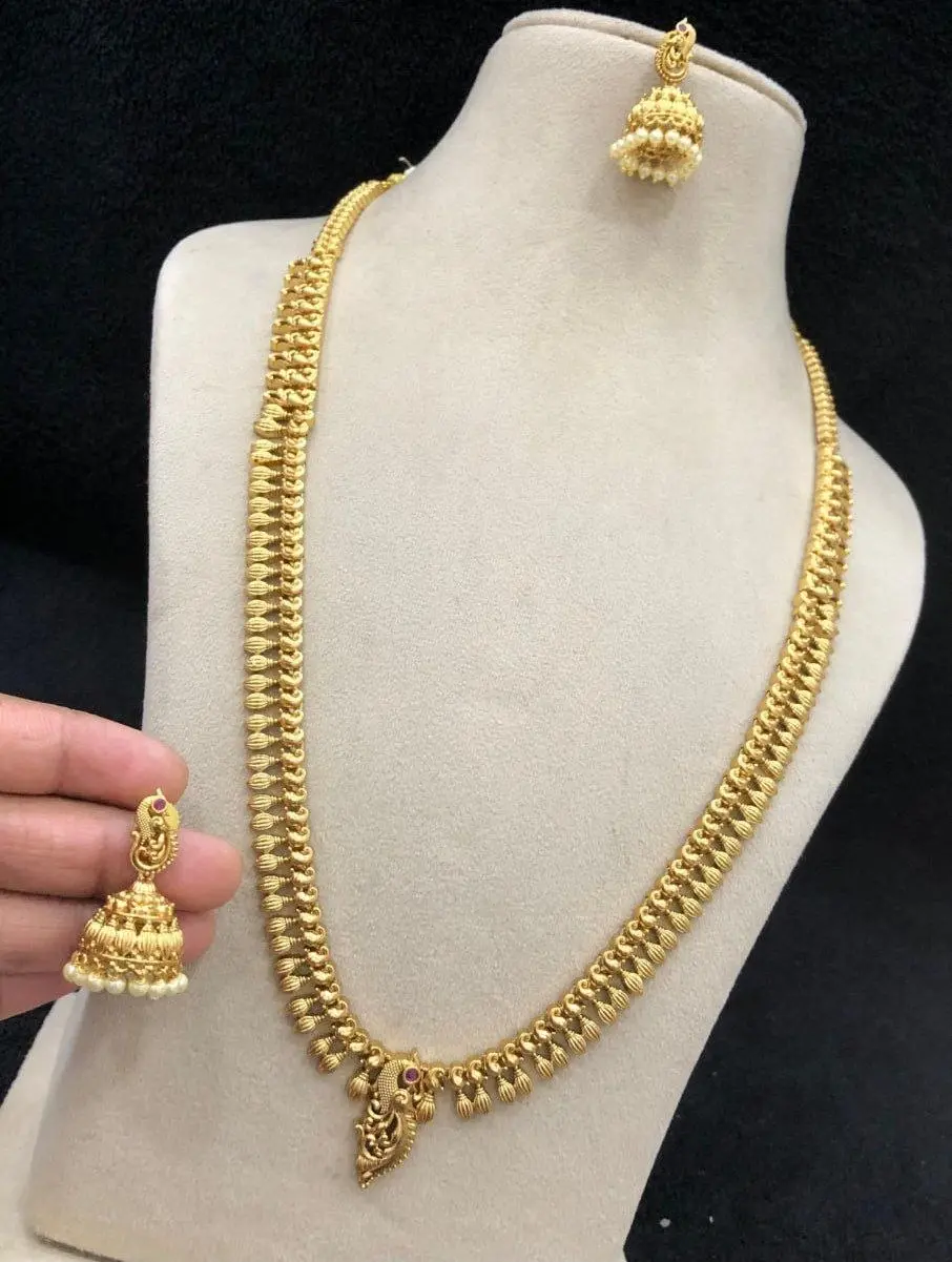 Peacock Pendant Haram Set